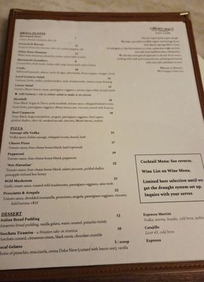 Menu photo 2 Murray's Pizza & Wine Houston, TX Menu photo 2 Murray's Pizza & Wine Houston, TX