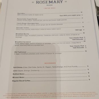 The Rosemary Room - Limited Weekend Brunch Menu - French Near Me - Buena Park, California The Rosemary Room - Limited Weekend Brunch Menu - French Near Me - Buena Park, California