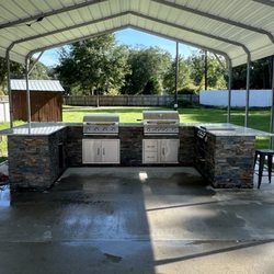 Summer Breeze Outdoor Kitchen - Our new outdoor kitchen!!