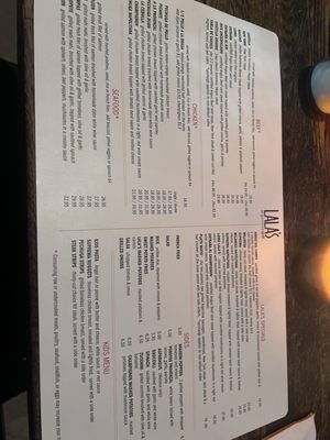 Menu photo 2 Lala's Argentine Grill Studio City, CA