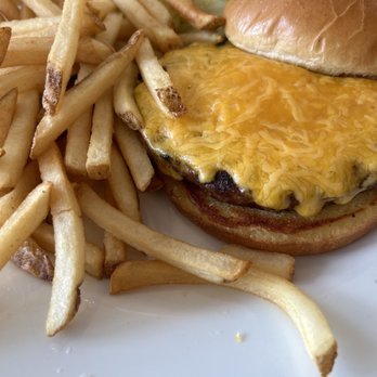 Brunch Cafe-Deerfield - Cheddar Cheeseburger and fries. - Breakfast & Brunch Near Me - Deerfield, Illinois