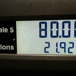 Kroger - This is why I'm losing weigjt. Not even a full tank.