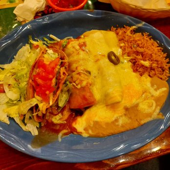 Mi Pueblo - Delicious enchilada dinner and taco in the build your own combination. - Mexican Near Me - Sarasota, Florida