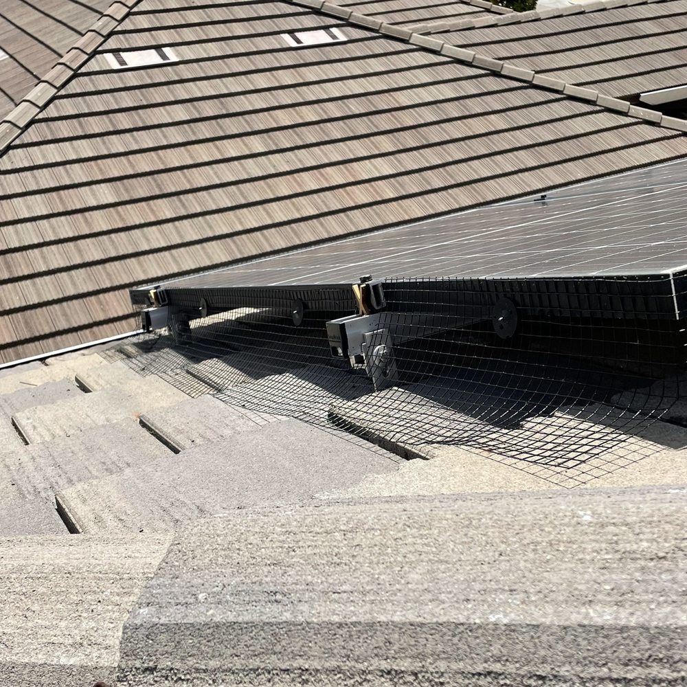 A1 Solar Cleaning - Steel mesh around solar panels - Solar Panel Cleaning Near Me A1 Solar Cleaning - Steel mesh around solar panels - Solar Panel Cleaning Near Me
