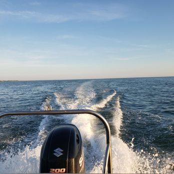Salt Water Pony Tours - Out in the ocean - Boat Tours Near Me - Chincoteague, Virginia