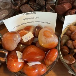Picked up a Carnelian Heart for courage to expand.