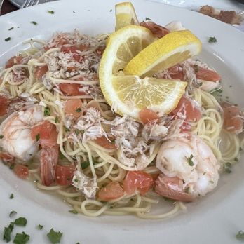 It's Nutts - Special of the day. Angel hair pasta over shrimp & crab - Diners Near Me - Titusville, New Jersey