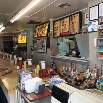 White Trolley Cafe - the counter and menus - American Near Me - Corinth, Mississippi