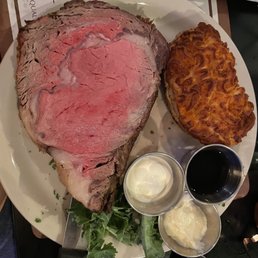 Prime Rib of Beef & twice baked potato.