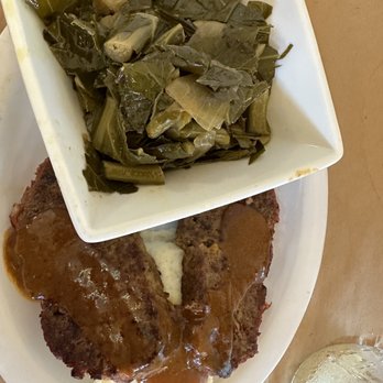 The Kitchen Table - Meatloaf, mashed potatoes, collard greens - Southern Near Me - Arlington, Tennessee