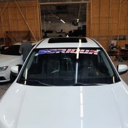 Ronnie's Tint & Audio - The decal is popping