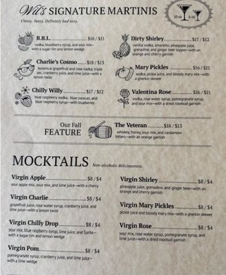 Menu photo 4 Wils Martini Lounge Chicago, IL Menu photo 4 Wils Martini Lounge Chicago, IL
