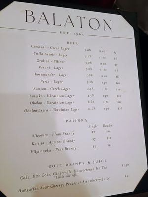 Menu photo 2 Balaton Restaurant Chagrin Falls, OH Menu photo 2 Balaton Restaurant Chagrin Falls, OH