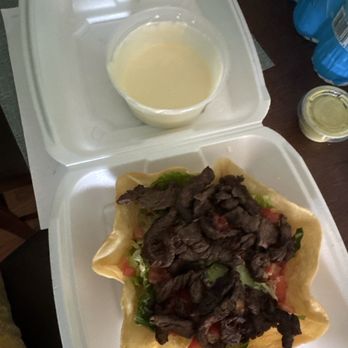 Sabores Del Alma - Beef taco salad and cheese dip - Mexican Near Me - Covington, Georgia Sabores Del Alma - Beef taco salad and cheese dip - Mexican Near Me - Covington, Georgia