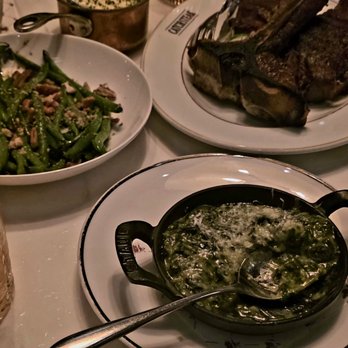 Catch Steak - Creamed spinach, green beans, mashed potatoes, porterhouse. - Steakhouses Near Me - Aspen, Colorado