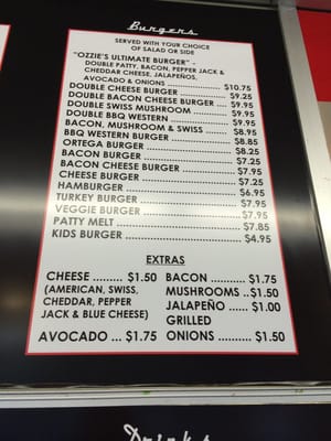Menu photo 6 Ozzie's Grill Santa Rosa, CA Menu photo 6 Ozzie's Grill Santa Rosa, CA