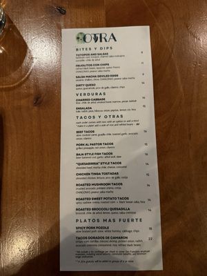 Menu photo 3 Otra San Francisco, CA Menu photo 3 Otra San Francisco, CA