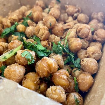 Green Tomato Grill - Crispy Chickpeas- yum! - New American Near Me - Brea, California