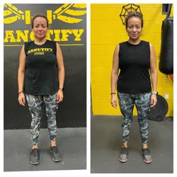 Sanctify Fitpros - Five week challenge results thank you Sanctity Fitpros!