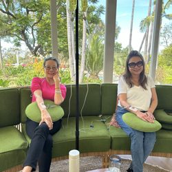 These two beautiful clients wanted a wellness reset on a gorgeous Sunday afternoon. Customized IV bags for each of them!