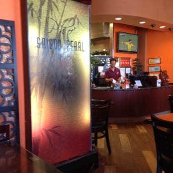 Pho Saigon Pearl - Nice water feature and sign, looking towards the bar from our table. - Vietnamese Near Me - Irvine, California Pho Saigon Pearl - Nice water feature and sign, looking towards the bar from our table. - Vietnamese Near Me - Irvine, California