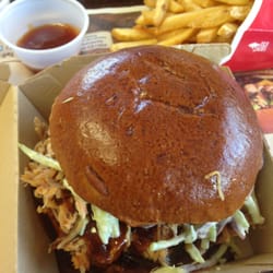 Wendy's - Pulled pork sandwich with fries
