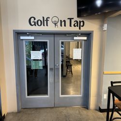 Golf On Tap - Entrance to the first tee!