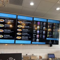 Smoothies , flatbreads, coffee menu Smoothies , flatbreads, coffee menu