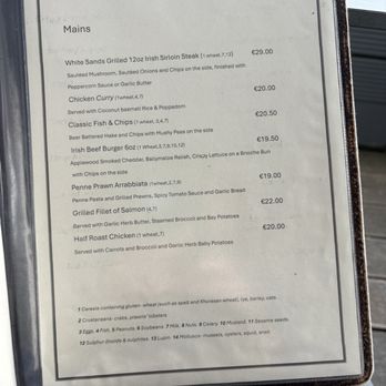 Oasis Bar - Menu 1 - Irish Near Me - Portmarnock, D Oasis Bar - Menu 1 - Irish Near Me - Portmarnock, D