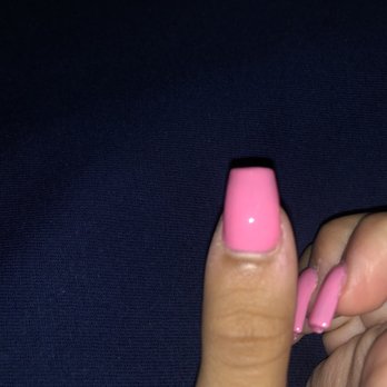 Devana Nail Bar - This nail is extremely crooked. Hard to tell on the photo but it's leaning way too much on the left. Shape looks horrible too. - Nail Salons Near Me - Los Angeles, California Devana Nail Bar - This nail is extremely crooked. Hard to tell on the photo but it's leaning way too much on the left. Shape looks horrible too. - Nail Salons Near Me - Los Angeles, California