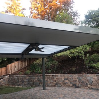 Elite Exteriors - Pergola with louvre system - Patio Coverings Near Me - Santa Clara, California