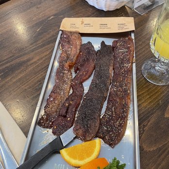 Sweet Maple - Millionaire's Bacon Sampler Platter - American Near Me - San Francisco, California Sweet Maple - Millionaire's Bacon Sampler Platter - American Near Me - San Francisco, California