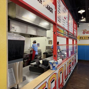 Tacos De Humo - The order counter space and cash register. - Tacos Near Me - Denver, Colorado Tacos De Humo - The order counter space and cash register. - Tacos Near Me - Denver, Colorado