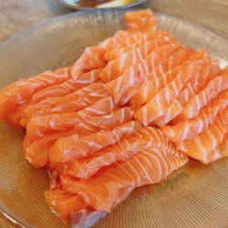 Ocean Providence Las Vegas - Ah, the salmon is so fresh and delicious!!!!