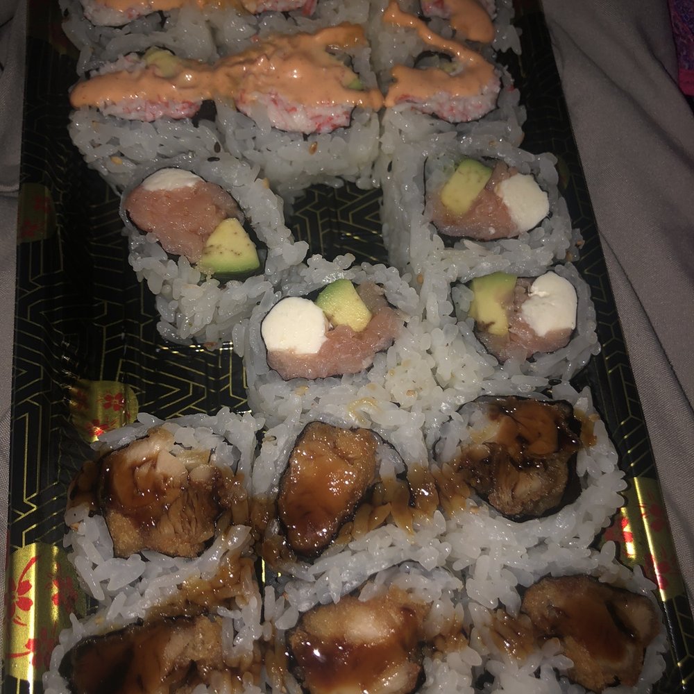 Rainbow Sushi - Crunchy Spicy California Roll, Philadelphia Rolland Chicken Tempura Roll - Sushi Bars Near Me - Germantown, Maryland Rainbow Sushi - Crunchy Spicy California Roll, Philadelphia Rolland Chicken Tempura Roll - Sushi Bars Near Me - Germantown, Maryland