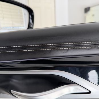 Blackout AZ - They ruined the leather on the front of my doors from using an excessive amount of water from not properly protecting the leather. - Car Window Tinting Near Me - Chandler, Arizona