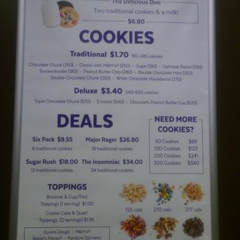 Insomnia Cookies - Menu - Bakeries Near Me - Philadelphia, Pennsylvania