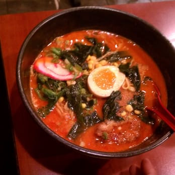 Miyoshi Ramen - Miyoshi Ramen with Tan tan spicy broth - Ramen Near Me - Kailua, Hawaii