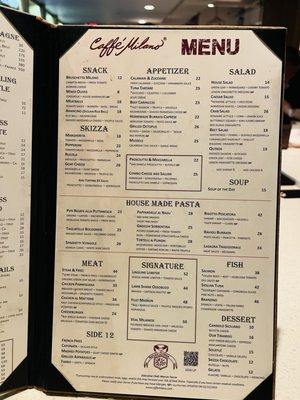 Menu photo 2 Caffé Milano Naples, FL Menu photo 2 Caffé Milano Naples, FL