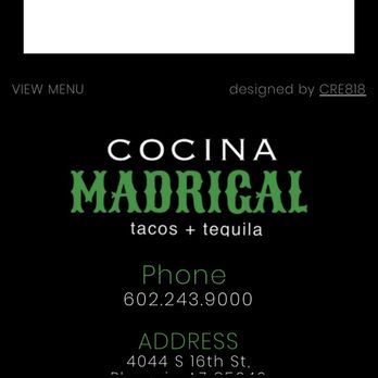 Cocina Madrigal - Name - Tacos Near Me - Phoenix, Arizona