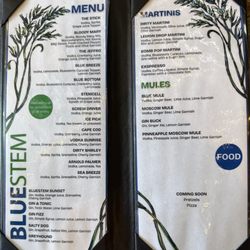 Bluestem Distillery - Regular Cocktail Menu