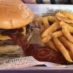 Hank's Sports Bar and Grill - Cowboy Burger & Fries