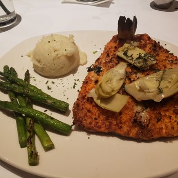 Bonefish Grill - Parmsean criteria trout with artichoke hearts - Seafood Near Me - Orlando, Florida