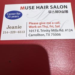 Seoul Barber - Jeanie has moved to this new location and she works Thursday, Friday and Saturday. 10-6pm. Still great haircut!