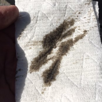 Gossett Volkswagen - 8 miles after Gossett claimed an oil change was performed. Charcoal sludge from the dipstick. - Car Dealers Near Me - Memphis, Tennessee