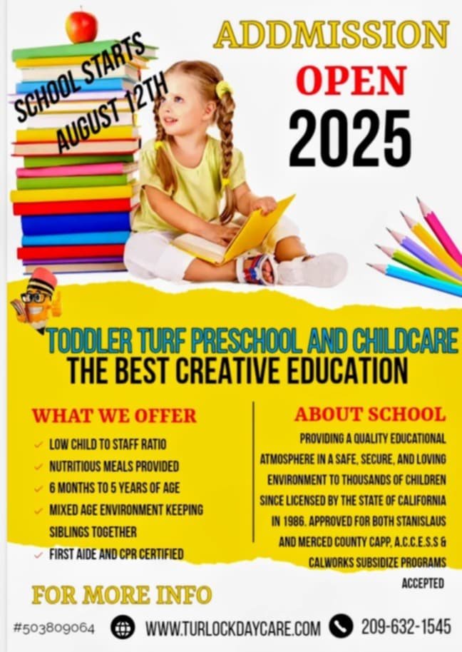 Toddler Turf - childcare center in Turlock, CA