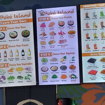 Poke Island - Menu 2 - Poke Near Me - Port Charlotte, Florida Poke Island - Menu 2 - Poke Near Me - Port Charlotte, Florida
