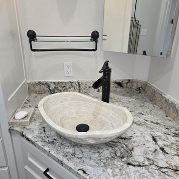 Reliable Plumbing - Single Handle Lavatory Faucet w/ Vessel Bowl. - Plumbing Near Me - Baton Rouge, Louisiana Reliable Plumbing - Single Handle Lavatory Faucet w/ Vessel Bowl. - Plumbing Near Me - Baton Rouge, Louisiana