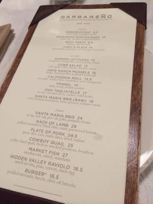 Menu photo 8 Barbareño Santa Barbara, CA Menu photo 8 Barbareño Santa Barbara, CA
