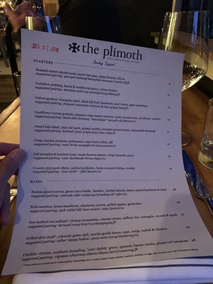 Menu photo 8 The Plimoth Denver, CO